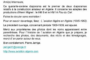 046 ALGERIE CONSTRUCTION AMATEUR